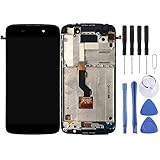LXGALISA Handy LCD Display OEM LCD Bildschirm für Alcatel One Touch Idol 3 4.7 LTE / 6039 Digitizer Vollmontage mit Rahmen (schwarz) LCD-Bildschirm