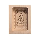 Holz-Keksformen, Ausstechformen, Keksformen Aus Holz, PläTzchenformen Cookie Cutter Backformen Holzbackform Diy Keks Pressstempel Formen Geschnitzte Holzform FüR Party Ostern Weihnachten