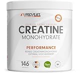ProFuel Creatin Monohydrat Pulver 500g - Kreatin Monohydrat in mikronisierter Qualität - Creatine-Monohydrate optimal hochdosiert - reines Creatin-Pulver ohne Zusätze, 100 vegan - für 146 Anwendung