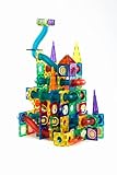 AQXONG 102Pcs Magnetisches Bauspielzeug mit Rohren, Montessori Spielzeug für Kinder, Pädagogische Bausteine Spielzeug, Konstruktionsspielzeug für Kinder, Geeignet für Jungen und Mädchen ab 3 Jahren