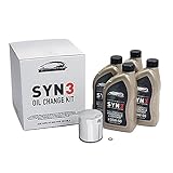 HARLEY-DAVIDSON Motorrad Ölwechsel Set - Super Premium 5 Ölfilter + Syn3 Motor-Öl SAE 20W-50 (4 L) + O-Ring Dichtung, Chrom
