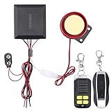 Alarm System Anti Diebstahl Sicherheit System mit doppelter Fernbedienung 12 V Universal