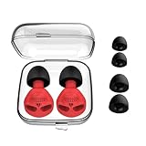 Geräuschunterdrückende Ohrstöpsel - schlafende Ohrstöpsel | Schlaf-Plugs | Skull Design Concert Plugs | Gehörschutz Plûgs, Konzert Plûgs für Studium, Arbeit