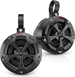 Pyle Outdoor Lautsprecher Boxen – Laustprecher 800W geeignet als Aufbaulautsprecher Auto, als Outdoor Musikanlage für die Terrasse, als Pool Lautsprecher oder als Auto Lautsprecher Set, 2–Wege–System