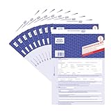 AVERY Zweckform 2873-10 Mietvertrag für Wohnungen und Häuser (Einheitsmietvertrag mit Übergabeprotokoll und Hausordnerung, 5-seitiges Formular in A4, selbstdurchschreibend) 10 Stück, blau