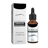 Mnozreo Schnelles Wachstum Verstärkendes Wimpernserum,30ML,1PC,Augenbrauen Serum Wachstum,Schnelles Wachstum & Volle Brauen