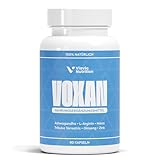 VOXAN - Komplex für den Mann - Hochdosiert und natürlich - Mehr Kraft, Energie und Ausdauer - 90 Kapseln - Mit Ginseng, Ashwagandha, Maca, Tribulus Terrestris, Zink, Selenium und Arginin