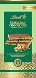 Lindt Dubai Style Chocolade | 145g Tafel | Feinste Vollmilch-Chocolade mit feinster Pistazienmark, Pistazien- und Mandelkrokant und knuspriger Kadayif Füllung | Schokoladentafel | Schokoladengeschenk