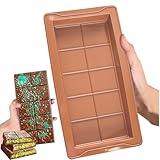 Pralinenform, tiefe Schokoladentafelform | 2X Silikonform zum Backen und Basteln von Schokolade - Hitzebeständiges Koch- und Backgerät für Schokoladenliebhaber für Desserts, Brownie