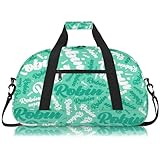 Personalisierte Sport-/Schwimmtasche für Kinder, individuelle Reisetasche für Jungen, Mädchen, Tanz, Gymnastik, Übernachtung, Wochenendtasche, Text, Option 2, 19.7'x8.7'x11', Taschen-Organizer