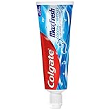 Colgate Zahnpasta Max Fresh Cooling Crystals 75 ml – effektive Zahnreinigung für langanhaltende Frische und ein sauberes Mundgefühl – hält die Zähne weiß und bekämpft Karies