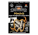 Qchefs MMINIS Zahnpflege-Snack für kleine Hunde bei Mundgeruch & Leckerlis zum Plaque & Zahnstein entfernen mit natürlich antibakterieller Zahnreinigung ohne Dentalspray oder Zahnbürste (1er Pack)