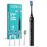 COSLUS Zahnbürste Schwarz