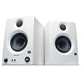 PreSonus Eris 3.5 Gen 2 in weiß, 3,5'-Aktivlautsprecher für Multimedia, Gaming, hochwertige Studio-Musikproduktion, 50 W Leistung,Weiß