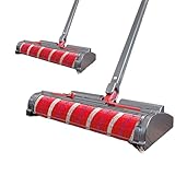 LIVINGTON Voom Kabelloser Turbo-Akku-Besen - Doppelpack - elektrischer Besen - Selbstreinigende Anti-Clog-Bürstenrolle - Kehrbesen - rund 1kg leicht - schnelle Bodenreinigung
