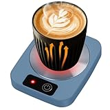 AYESY Kaffeetassenwärmer, Elektrischer Kaffeewärmer, Smart Tassenwärmer, Teewärmer mit Aluminium-Metallplatte, Büro Gadgets, Getränkewärmer für Kaffee Kakao Milch, Geschenk für Kollegen und Freunde