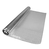 Windhager Winter-Kälteschutzfolie Superprotect, Frostschutzfolie, Isolierfolie für Pflanzen und Lebensmittel, Thermofolie, Winterschutz, 5 x 1 m, silber, Alu