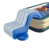 Aufblasbare Wasserrutsche für Pool, aufblasbare Rutsche für Garten, Wasserspiel für Kinder, im Park, Garten, im Hof