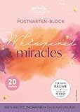 Postkartenblock Whispered Miracles: 20 Karten I 100% Recyclingpapier 100% Naturliebe