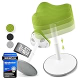 Vina Home® SH-01S Bürohocker | Sitzhocker ergonomisch höhenverstellbar [48-65CM]| Ergonomischer Hocker für Arbeit & Freizeit | Schwingeffekt [rutschfest]| Stehhocker | Jetzt Farbe Wählen [Grün]
