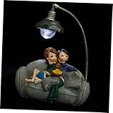 Angoily Cartoon-Nachtlicht das büro office decoration bedroom decoration geschenkeidee hote Nachttischlampen Schreibtischlampe hochzeitsdeko Cartoon-Figur-Lampe Paar Figur Nachtlicht Harz