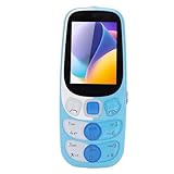 Bewinner Senior Big Button Mobiltelefon mit Triple SIM -Standby, 3000 -mAh -, 2,4 -Zoll -Bildschirmkristallschlüssel, Notfalllampe, FM -Radio, Bluetooth für älter (Blue)