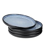 Steingut Frühstücksteller 4 Pcs.Greentainer Dessertteller Set -Kuchenteller spülmaschinen- und kratzfest -Kleine Teller,Salatteller|& mikrowellenfest