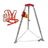 Hochleistungs-Stativ-Rettungssystem mit Sicherheitsgurt, Fallschutzausrüstung für beengte Platzarbeit, langlebige Rettungsausrüstung für sicheren Betrieb