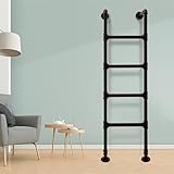 Robuste Notfallleiter aus Metall für Dachboden, LKW, Boot und Wohnmobil, Sicherheitsklettern – universelles platzsparendes Design