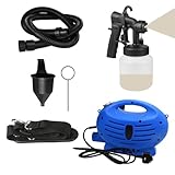 Lackierpistole für Möbel – Lackierausrüstung mit 3 Einstellungen, Werkzeuge zur Verbesserung des Hauses für Wände, Möbel, Stühle, Garten, Innen- und Außenbereich,