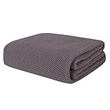 ComfortAce Albufeira Wohndecke 100% Baumwolle 150 x 200 cm Bettüberwurf Sofadecke Kuscheldecke gemütliche weiche Strickdecke Periscope