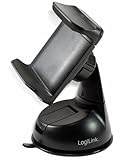 LogiLink AA0119 Kfz Smartphonehalter für das Amaturenbrett/Windschutzscheibe, 52-90mm Breite