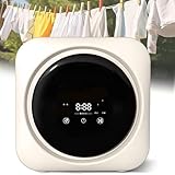 ToayNia An der Wand montierter elektrischer Waschtrockner, tragbare an der Wand montierte Waschmaschinen, an der Wand montierte elektrische Kompaktwaschmaschine, geräuscharm