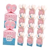 EPIGEIST 50 Stück Boxen Geschlecht Offenbaren Obstkiste Lutscher Goodie-boxen Cupcake-boxen Elektrischer Dosenöffner Mini-kuchenformen Mit Deckel Gummibärchen-cluster Plätzchen Papier