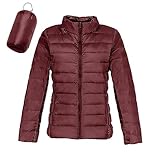 Reitmantel Damen Winter Warme, leichte Damenjacke, kapuzenloser, winddichter Wintermantel mit recycelter Isolierung, schmaler, kurzer Wintermantel mit Kapuze, warmer weißer Große Größen Damen (XXL)