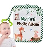 Fotoalbum für – personalisiertes Fotoalbum, Migne Deer Rabbit und Owl Family Picture Book | Bunny Growth Record Photo Album, Deer And Owl Family Display, KeepSake Perfect For Babies