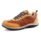 Knixmax Wanderschuhe Herren Wasserdicht Sommer Trekkingschuhe Leichte Outdoorschuhe Trekking-& Wanderhalbschuhe Bräunen Gr.43