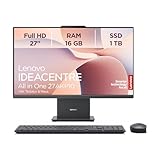 Lenovo IdeaCentre All-In-One AIO 27AKP10 AI-PC | 27'Full HD Display | AMD Ryzen 7 | 16GB RAM | 1TB SSD | AMD Radeonn Grafik | Win11 | Augenschutz | Inkl. Maus-Tastatur | 7.1Kg | 3 Monate Premium Care