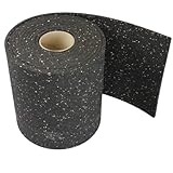 1x Antirutschmatte Ladungssicherung Gummigranulat Rolle 5000mm Bautenschutzmatte 8mm Höhe Antirutschmatte LKW 250mm Anhänger PKW Loadcare Terrassenpads