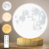 Hiloshine Tageslichtlampe,Simulation von Tageslicht,10.000 Lux Tageslichtlampen,UV-freie LED Lichttherapielampe Tageslichtleuchte mit Fernsteuerung,3 Farbtemperaturen,Dimmer und Timer Daylight Lamp