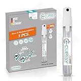 Desinfektionsmittel I Reise Desinfektionsmittel für Hände I Reise Gadgets I Desinfektionsmittel haut I Händedesinfektion 99% Anti Bakterien + Auslaufen I Nachfüllbar + Schonend I Cupssy AirStick 3 X