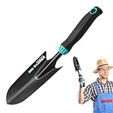 Gartenkellen Handwerkzeug - 4X Kleine Gartenspaten Handschaufel Set - Umpflanzen Schaufel Rechen für Kräuter, Blumen, Gemüse, Landschaftsbau Gewächshaus