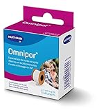 Omnipor: Hypoallergenes Vlies-Klebeband für empfindliche Haut, 2,5 x 5 m, Weiß