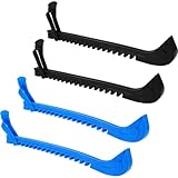 BESPORTBLE 4 Stück Skate-Schutz Schlittschuhabdeckung Zubehör Für Schlittschuhe Für Eishockey Eisklingenabdeckungen Schlittschuhwächter Verstellbare Schlittschuhüberzüge Klingenschutz PVC
