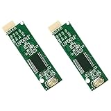 Mocturnity 2 x Diskettenlaufwerk-, USB auf FDD, Diskettenlaufwerk-Schnittstelle, 1,44 MB auf USB-Diskettenlaufwerk, ein Diskettenlaufwerk auf eine U-Disk zum Basteln