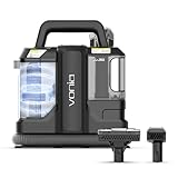 Vonia Teppichreiniger & Polsterreiniger – Leistungsstarker Waschsauger 450W mit 11 kPa Saugkraft, 2 Aufsätze & 1,2 m Schlauch – Schwarz – ideal für Auto, Sofa, Teppiche & Polstermöbel