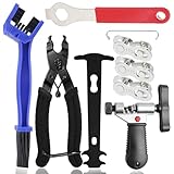 MOAZIFI Fahrradkette Reparatur Kit, Fahrrad Kette Klemme, Fahrrad Kette Werkzeug, Kette Demontage Fahrrad Kette Reparatur Kit,Es Ist Fahrradkette Werkzeug Gelten Für 6-12 Abschnitt Fahrradketten