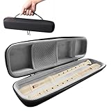 Flötentasche,Sopranblockflöte Hartschalenkoffer - Aufbewahrungsbox Schutzhaftung für Lockenstab Haartrockner Musikliebhaber Kinder Erwachsene Reise Schule Auftritt Musiker