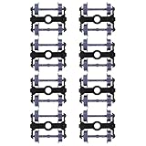 Milisten 75 Maßstab Ersatzräder für Spielzeugeisenbahn Selbstgemacht Zubehör für Stabile Leichtgängige Achsbewegung und Vielseitigen Einsatz