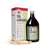 Tai Ginseng Tonikum 500 ml - Ginseng Wurzel Extrakt mit B-Vitaminen & Weißdorn Extrakt, Lebenskraft und Leistungsfähigkeit, für Erwachsene